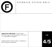 Album artwork for Johannes Fritsch - V4-5: Feedback 