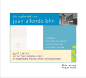 Album artwork for Zacher & Allende-blin - Organ Music 