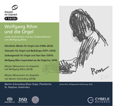 Album artwork for Martin Schmeding - Wolfgang Rihm und Die Orgel 