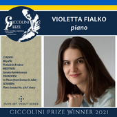 Album artwork for Violetta Fialko - Ciccolini Prize winner Recital