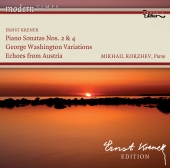 Album artwork for Krenek: Piano Sonatas, Piano Works (Korzhev)