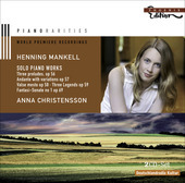 Album artwork for Mankell: Solo Piano Works