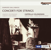 Album artwork for DALL'ABACO - CONCERTI FOR STRINGS