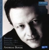 Album artwork for Brahms: Piano Sonatas no. 1 op 1 / no. 2 op. 2