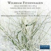 Album artwork for Wilhelm Fitzenhagen: Cello Concerto no. 2 op. 4