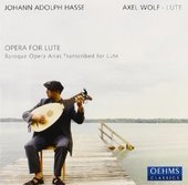 Album artwork for Hasse: Baroque Opera Arias Transcribed for Lute