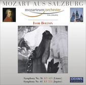 Album artwork for Mozart: Symphonies Nos. 36 & 41 (Bolton)