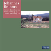 Album artwork for BRAHMS - CLARINET QUINTET, PIANO QUINTET