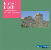 Album artwork for Bloch: Complete Works for Violin and Piano
