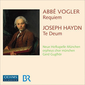 Album artwork for Vogler: Requiem / Haydn: Te Deum