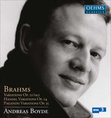 Album artwork for Brahms: VariationsOp. 21, Paganini & Handel Variat