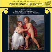 Album artwork for Hoffmeister: Notturnos (Quintets)