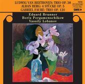 Album artwork for Beethoven / Berg / Faure: Trio op. 120