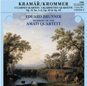 Album artwork for Krommer: 4 Clarinet Quartets