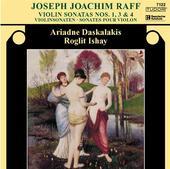 Album artwork for Raff: Violin Sonatas #1,3 and 4 (Daskalakis)