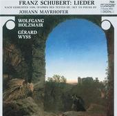 Album artwork for Schubert: Lieder set to poems by Johann Mayrhofer
