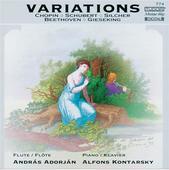 Album artwork for Andras Adorjan: Variations for Flute