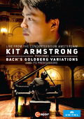 Album artwork for Kit Armstrong Performs Bach's Goldberg Variations 