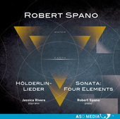 Album artwork for Spano: Hölderlin-Lieder - Piano Sonata, 