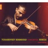 Album artwork for Tchaikovsky and Korngold Concertos-Laurent Korcia
