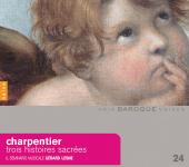 Album artwork for Charpentier: Trios Histoires Sacrees / Lesne
