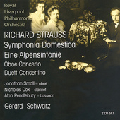Album artwork for STRAUSS: SYMPHONIA DOMESTICA; EINE ALPENSINFONIE;