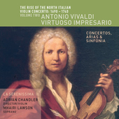 Album artwork for VIVALDI: THE RISE OF THE NORTH ITALIAN VIOLIN CONC