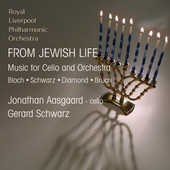 Album artwork for Jewish Music for Cello and Orchestra (Aasgaard)