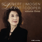 Album artwork for Imogen Cooper: Schubert Live vol.3