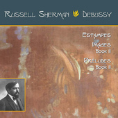 Album artwork for Russell Sherman plays Debussy