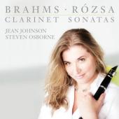 Album artwork for Clarinet Sonatas by Brahms and Rozsa