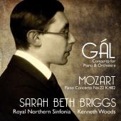 Album artwork for Piano Concertos by Gal and Mozart / Briggs