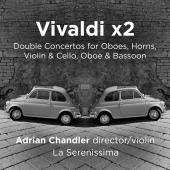 Album artwork for Vivaldi: 2 Double Concertos for Oboes, Horns, Vio