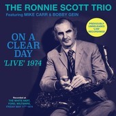 Album artwork for Ronnie Scott - Trio: On A Clear Day: 'Live' 1974 