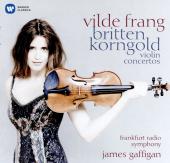 Album artwork for Britten & Korngold Violin Concertos / Frang