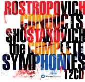 Album artwork for Shostakovich: Symphonies 1-15 / Rostropovich