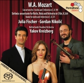 Album artwork for Mozart: Sinfonia Concertante / Julia Fischer