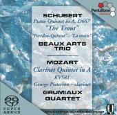 Album artwork for Schubert: Trout Quintet; Mozart: Clarinet Quintet