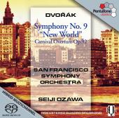 Album artwork for Dvorak: Symphony No.9 , Carnival Overture / Ozawa