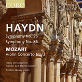 Album artwork for Haydn: Symphonies No. 26 & 86 - Mozart: Violin Con