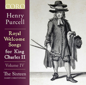 Album artwork for Purcell: Royal Welcome Songs for King Charles II,