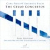 Album artwork for CPE Bach: The Cello Concertos