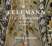 Album artwork for Telemann: 12 Fantasias for Solo Violin, TWV 40