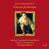 Album artwork for Johann Sebastian Bach: Concertos for Recorder