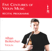 Album artwork for 5 Centuries of Violin Music