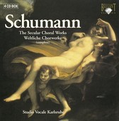Album artwork for Schumann: SECULAR CHORAL WORKS