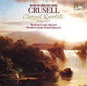 Album artwork for Crusell: Clarinet Quarters (de Graaf)