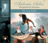Album artwork for A. SOLER - COMPLETE HARPSICHORD SONATAS V1