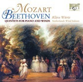 Album artwork for Mozart & Beethoven: Quintets for Piano and Winds