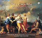 Album artwork for Telemann: Trio Sonatas (Ensemble Tripla Concordia)